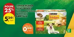 Pingo Doce Comida humida p/cão friskies promoção