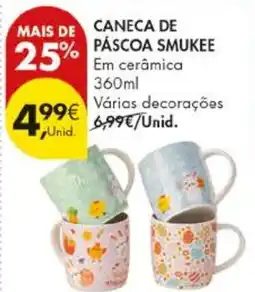 Pingo Doce Caneca de páscoa smukee promoção