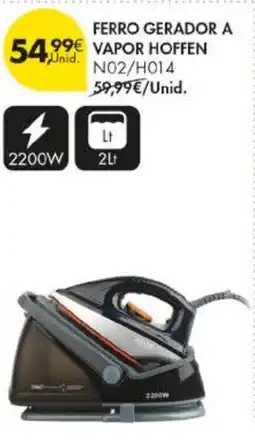 Pingo Doce Ferro gerador a vapor hoffen promoção