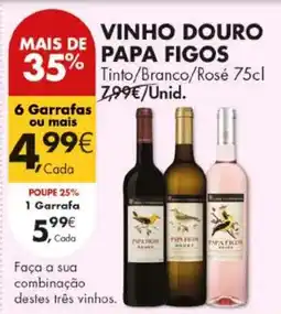Pingo Doce Vinho douro papa figos promoção
