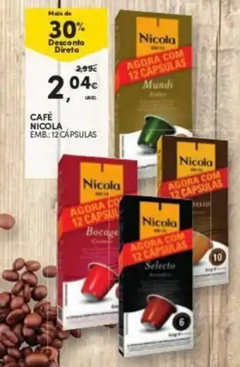 Continente Café Nicola 12 cápsulas promoção