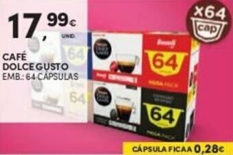 Continente Café Dolce Gusto 64 cápsulas promoção