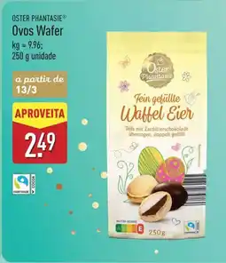 ALDI OSTER PHANTASIE Ovos Wafer promoção