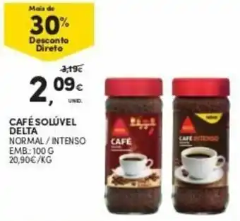 Continente Café Solúvel Delta 100g promoção