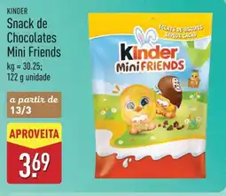 ALDI KINDER Snack de Chocolates Mini Friends promoção