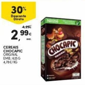 Continente Cereais Chocapic Original 625g promoção