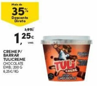 Continente Creme p/Barrar Tulicreme 200g promoção