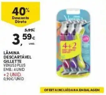 Lâmina Descratável Gillette 4 unid