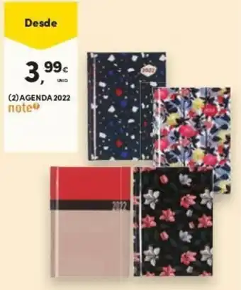 Continente Agenda 2022 note promoção