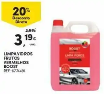 Continente Limpa Vidros Frutos Vermelhos Boost promoção