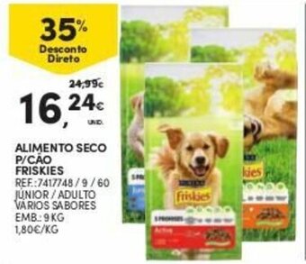 Continente Alimento Seco P/Cáo Friskies 9kg promoção