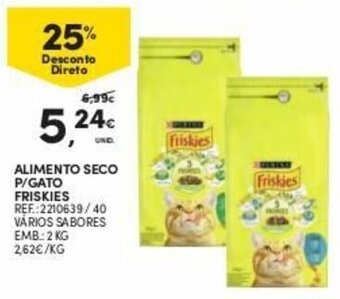Continente Alimento Seco p/Gato Friskies 2kg promoção