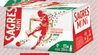 E.Leclerc Sagres Cerveja com Álcool 15x20cl promoção