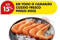 Pingo Doce Em todo o camarão cozido fresco pingo doce promoção