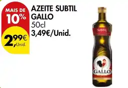 Pingo Doce Azeite subtil gallo promoção