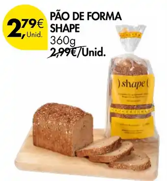 Pingo Doce Pão de forma shape promoção