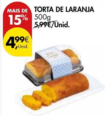Pingo Doce Torta de laranja promoção
