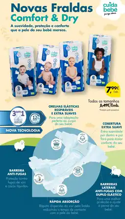 Pingo Doce Novas Fraldas Comfort & Dry promoção