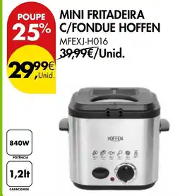 Pingo Doce Mini fritadeira c/fondue hoffen promoção