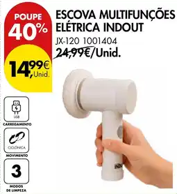 Pingo Doce Escova multifunções elétrica indout promoção
