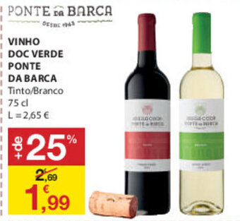 Vinho Doc Verde Ponte Da Barca 75cl