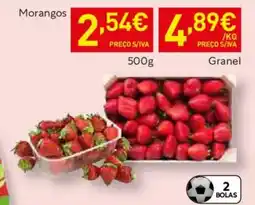 Recheio Morangos promoção