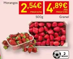 Recheio Morangos Granel promoção