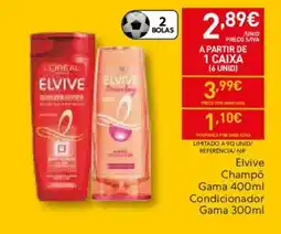 Recheio Elvive Champô / Condicionador promoção