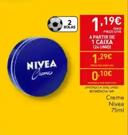 Recheio Creme Nivea promoção