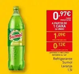 Recheio Refrigerante Sumol Laranja promoção