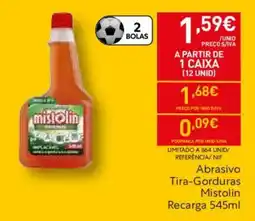 Recheio Abrasivo Tira-Gorduras Mistolin Recarga promoção