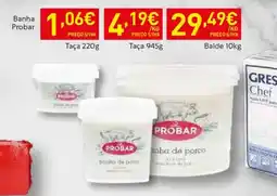 Recheio Banha Probar Taça promoção