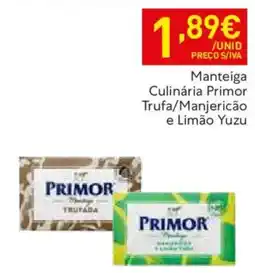 Recheio Manteiga Culinária Primor Trufa/Manjericão e Limão Yuzu promoção
