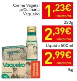 Recheio Creme Vegetal p/Culinária Vaqueiro promoção