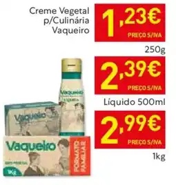 Recheio Creme Vegetal p/Culinária Vaqueiro Líquido promoção