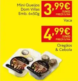 Recheio Mini Queijos Dom Villas Oregãos & Cebola promoção