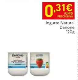 Recheio logurte Natural Danone promoção