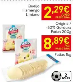 Recheio Queijo Flamengo Limiano Fatias promoção