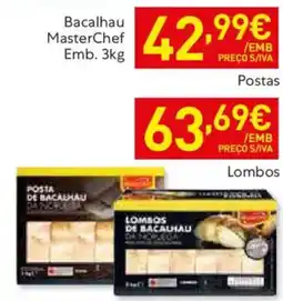 Recheio Bacalhau MasterChef Lombos promoção