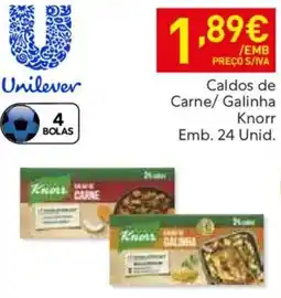 Recheio Caldos de Carne/ Galinha Knorr promoção