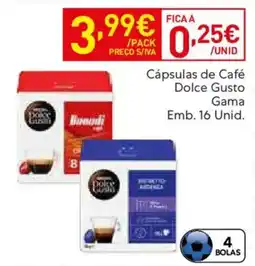 Recheio Cápsulas de Café Dolce Gusto Gama promoção