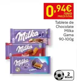 Recheio Tablete de Chocolate Milka Gama promoção