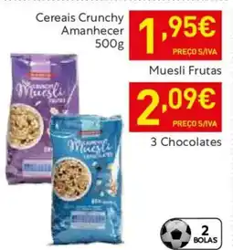 Recheio Cereais Crunchy Amanhecer 3 Chocolates promoção