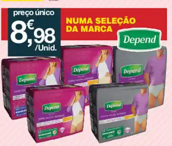 E.Leclerc Numa seleção da Marca Depend promoção