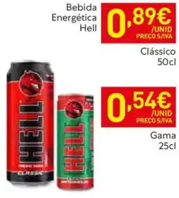 Recheio Bebida Energética Hell Gama promoção