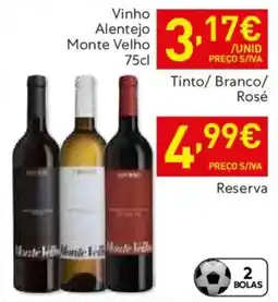 Recheio Vinho Alentejo Monte Velho promoção