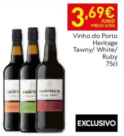 Recheio Vinho do Porto Heritage promoção