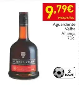 Recheio Aguardente Velha Aliança promoção