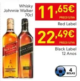 Recheio Whisky Johnnie Walker Black Label promoção