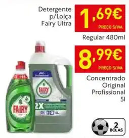 Recheio Detergente p/Loiça Fairy Ultra Regular promoção